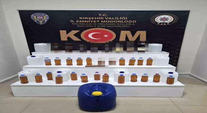 Kırşehir'de Kaçak Alkol ve Silah Fişeği Ele Geçirildi: 1 Gözaltı