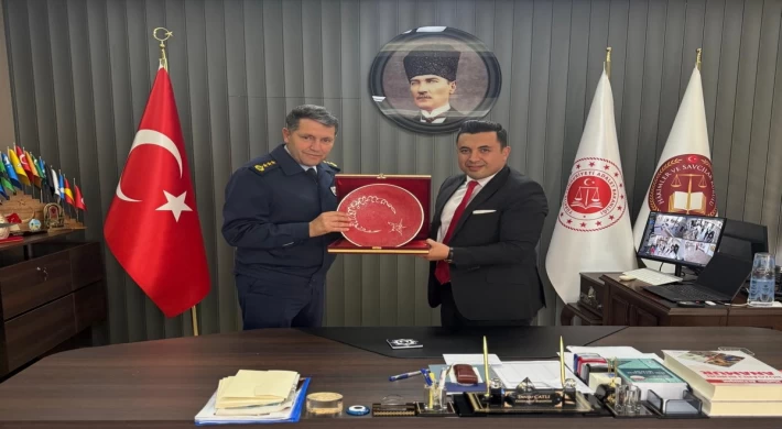 Anamur Garnizon Komutanı Güngör'den Cumhuriyet Başsavcısı Çatlı'ya İade-i Ziyaret