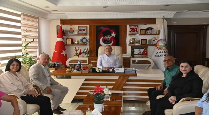 CHP Anamur İlçe Örgütünden Başkan Deniz’e Ziyaret