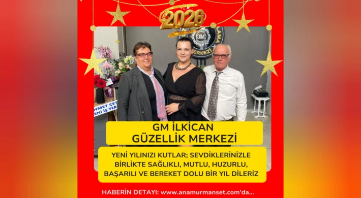 GM İlkican Güzellik Merkezi Yeni Yılınızı Kutlar