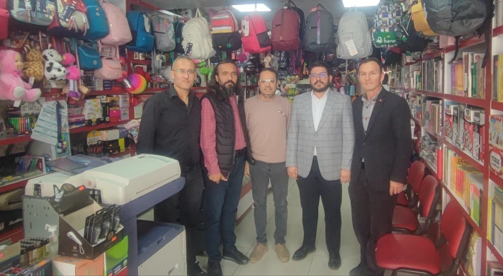 AK Parti Anamur İlçe Başkanı Burak Bulut’tan Gazeteci Özcan Günger’e Ziyaret