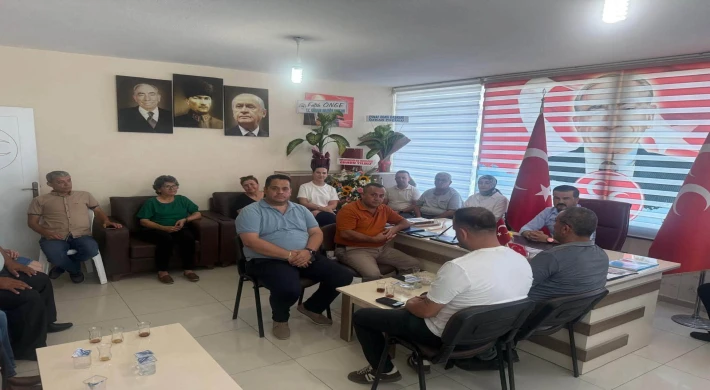 Anamur Esnaf ve Sanatkârlar Odası'ndan MHP İlçe Başkanı Mehmet Yayla'ya Hayırlı Olsun Ziyareti