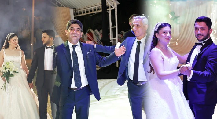 Anamur'da Yılın Düğünü ! Abdulnasır Aydın'ın Kızı Büşra Dünya Evine Girdi