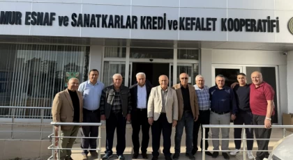 Esnaf Kefalet Kooperatifi Başkanları, Anamur Esnaf ve Sanatkarlar Kredi ve Kefalet Odası’nı Ziyaret Etti