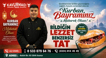 Kavurmacı Taha’dan Kurban Bayramı Mesajı: “Birlik ve Bereket Sofralarımızda Buluşsun”