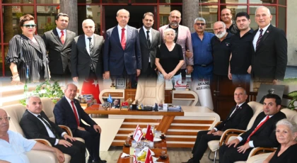 KKTC 5. Cumhurbaşkanı Tatar Anamur Belediyesi'ni Ziyaret Etti