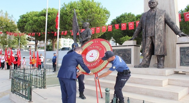 19 Eylül Gaziler Günü Anamur'da Çelenk Sunma Töreni ile Kutlandı