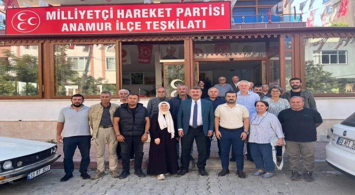 Hidayet Kılınç’tan MHP Anamur İlçe Teşkilatına Ziyaret