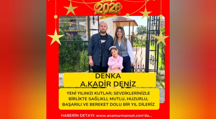 DENKA - Ziraat Mühendisi A. Kadir DENİZ : Yeni Yılınız Kutlu olsun