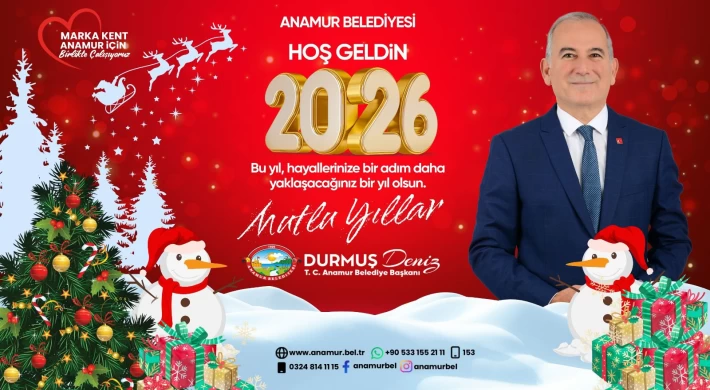 Anamur Belediye Başkanı Durmuş Deniz'den Yeni Yıl Mesajı
