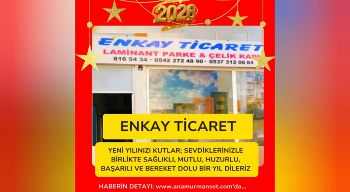 Enkay Ticaret Yeni Yılınızı Kutlar