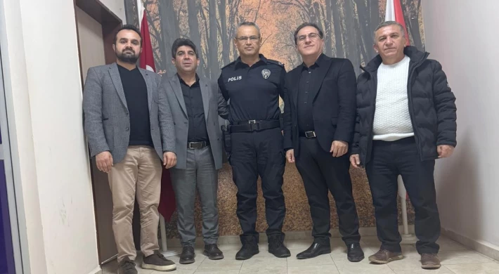 Anamur Bozyazı Müteahhitler Derneği’nden İlçe Emniyet Müdürü Doğanay’a Hayırlı Olsun Ziyareti