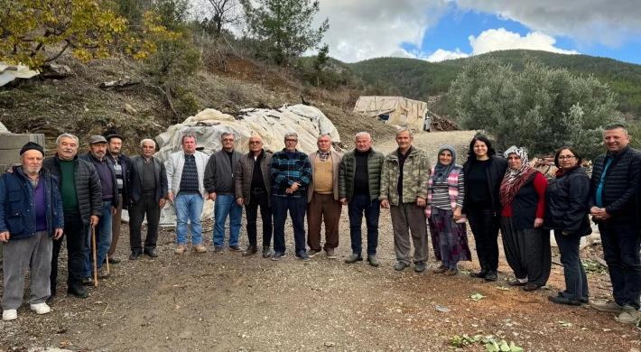 CHP Anamur İlçe Örgütü Kırsal Mahallelerde Vatandaşlarla Buluştu