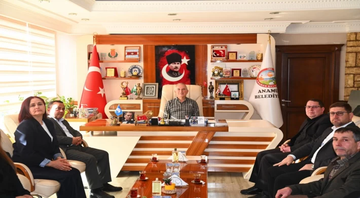 Anamur Esnaf ve Sanatkârlar Odası’ndan Başkan Deniz’e Ziyaret