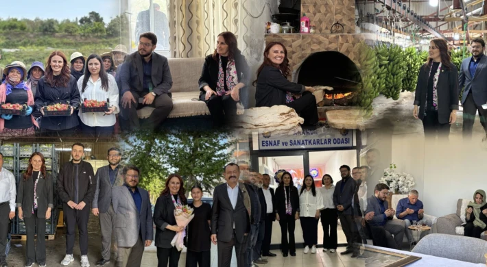 AK Parti Mersin Milletvekili Havva Sibel Söylemez’den Taziye, Esnaf ve Mahalle Ziyaretleri: Çilek Tarlasından Esnaf Odalarına