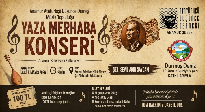 Atatürkçü Düşünce Derneği’nden Yaza Merhaba Konseri