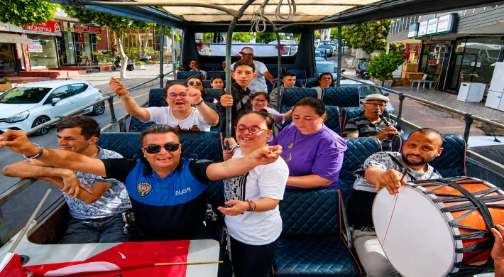 ANAMUR’DA GÖRKEMLİ TEMSİLİ ASKER UĞURLAMASI KONVOYU