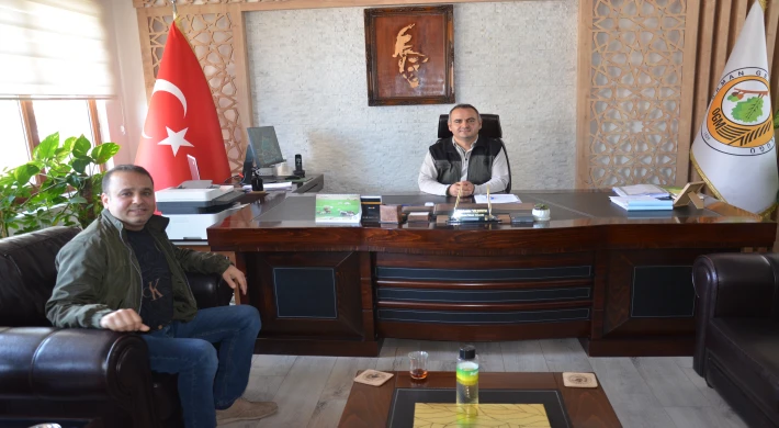 Gazeteci Günger’den Orman İşletme Müdürü Yıldırım’a Ziyaret