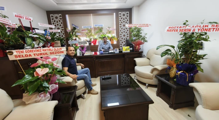Gazeteci Günger’den Anamur Devlet Hastanesi Müdürü Yunus Türkay’a Ziyaret