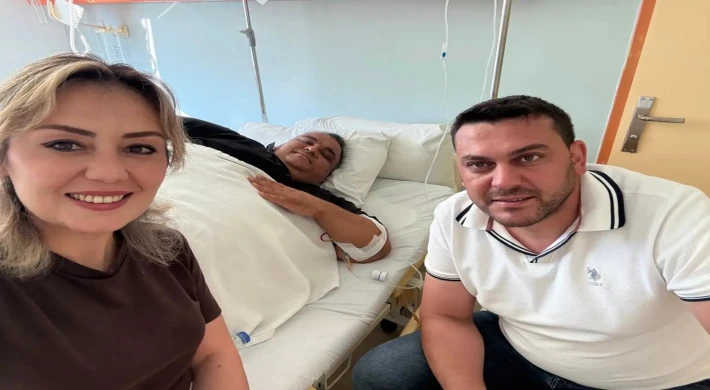 Anamur Belediyespor Başkanı Gamze Burhan’dan Yörükler Taraftar Grubu Başkanı Özgür Bereç’e Geçmiş Olsun Ziyareti