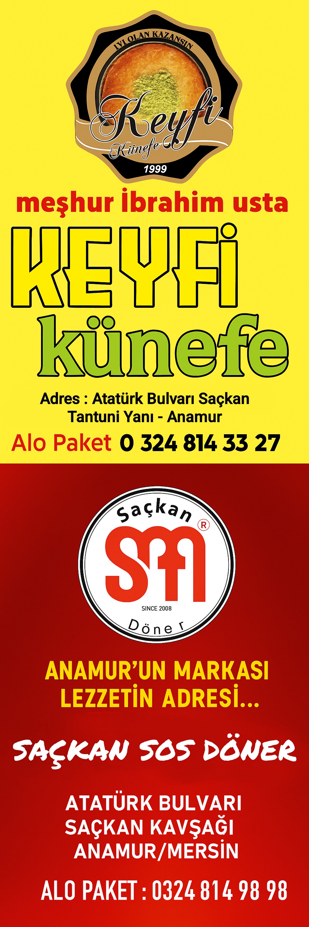 SAÇKAN KEYFİ KÜNEFE