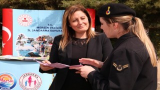 Jandarmadan Kadınlar Gününde Bilgilendirme Çalışması