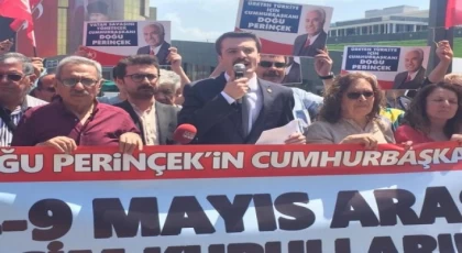 Doğu Perinçek’in Cumhurbaşkanı adayı olması için 100 bin imza