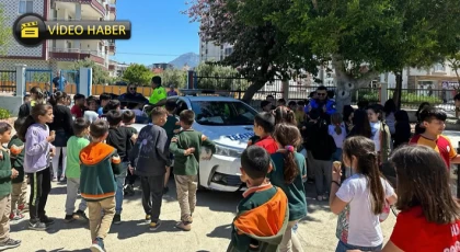 Anamur Akdeniz İlköğretim Okulu Öğrencilerine Uygulamalı Trafik Eğitimi