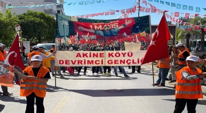 Anamur'da 1 Mayıs Yürüyüşü ve Kutlaması Gerçekleşti