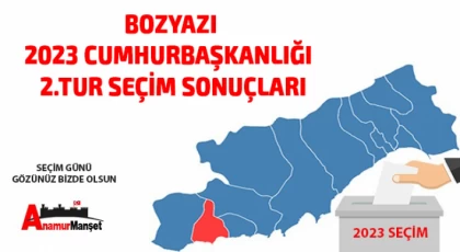 Bozyazı 2023 Cumhurbaşkanlığı 2.Tur Seçim Sonuçları