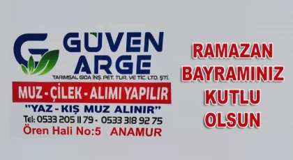 Güven Arge - Aslan GÜVEN ; Ramazan Bayramınız Kutlu Olsun