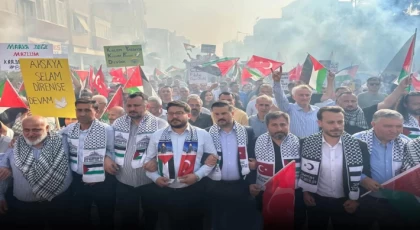 Anamur’da Gazze Yürüyüşü Gerçekleşti