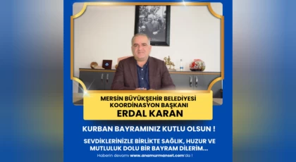 Başkan Erdal Karan’dan Kurban Bayramı Mesajı