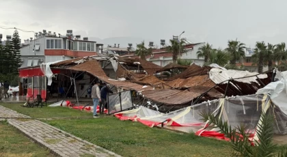 Bozyazı’da hortum paniği: Geceyi kâbusa çeviren şiddetli fırtına maddi hasara neden oldu