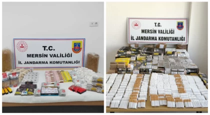 Bozyazı'da jandarmadan Operasyon 2 Şüpheli Yakalandı, Binlerce Dolu Ve Boş Makaron Ele Geçirildi