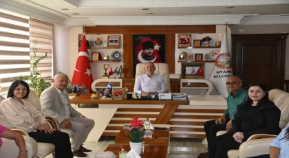 CHP Anamur İlçe Örgütünden Başkan Deniz’e Ziyaret