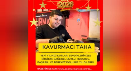 Anamur’un İlk Kavurmacısı Kavurmacı Taha’dan Yeni Yıl Mesajı
