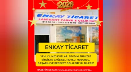 Enkay Ticaret Yeni Yılınızı Kutlar
