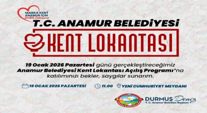 Anamur Belediyesi Kent Lokantası Açılıyor, 3 Çeşit Yemek 100 TL