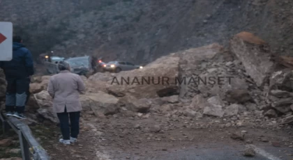 Aydıncık’ta Heyelan: D400 Karayolu Ulaşıma Kapandı, 1 Kişi Yaralandı