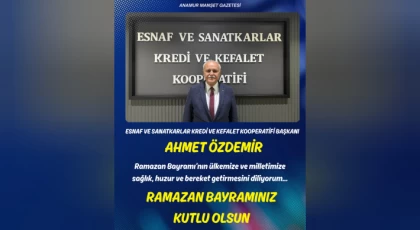 Başkan Ahmet Özdemir’den Ramazan Bayramı Mesajı