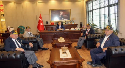 Anamur Gazilerinden Kaymakam Kemal Duru’ya Anlamlı Ziyaret