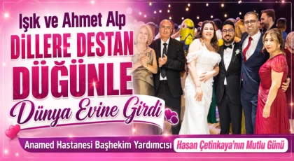 Işık ve Ahmet Alp Dillere Destan Düğünle Dünya Evine Girdi