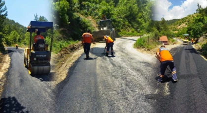 Mersin Büyükşehir Belediyesi Çamlıpınar Mahallesi'nde Sıcak Asfalt Çalışmasını Tamamladı