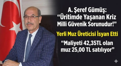 Üretimde Yaşanan Kriz Milli Güvenlik Sorunudur! Yerli Muz Üreticisi İsyan Etti