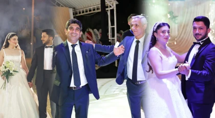 Anamur'da Yılın Düğünü ! Abdulnasır Aydın'ın Kızı Büşra Dünya Evine Girdi