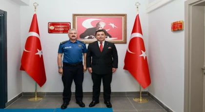 Mersin İl Emniyet Müdürü Fahri Aktaş’tan Anamur Cumhuriyet Başsavcısı Tanju Çatlı’ya Nezaket Ziyareti
