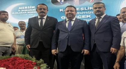MHP Mersin Kongresi’nde Anamur Teşkilatı Gövde Gösterisi! Aziz Özen İl Yönetiminde
