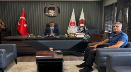 Emniyet Müdürü Haşmet Günay’dan Cumhuriyet Başsavcısı Tanju Çatlı’ya makam ziyareti
