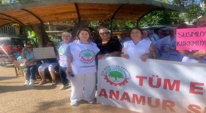 Tüm Emeklilerin Sendikasından Anamur’da Seyyanen Zam Eylemi